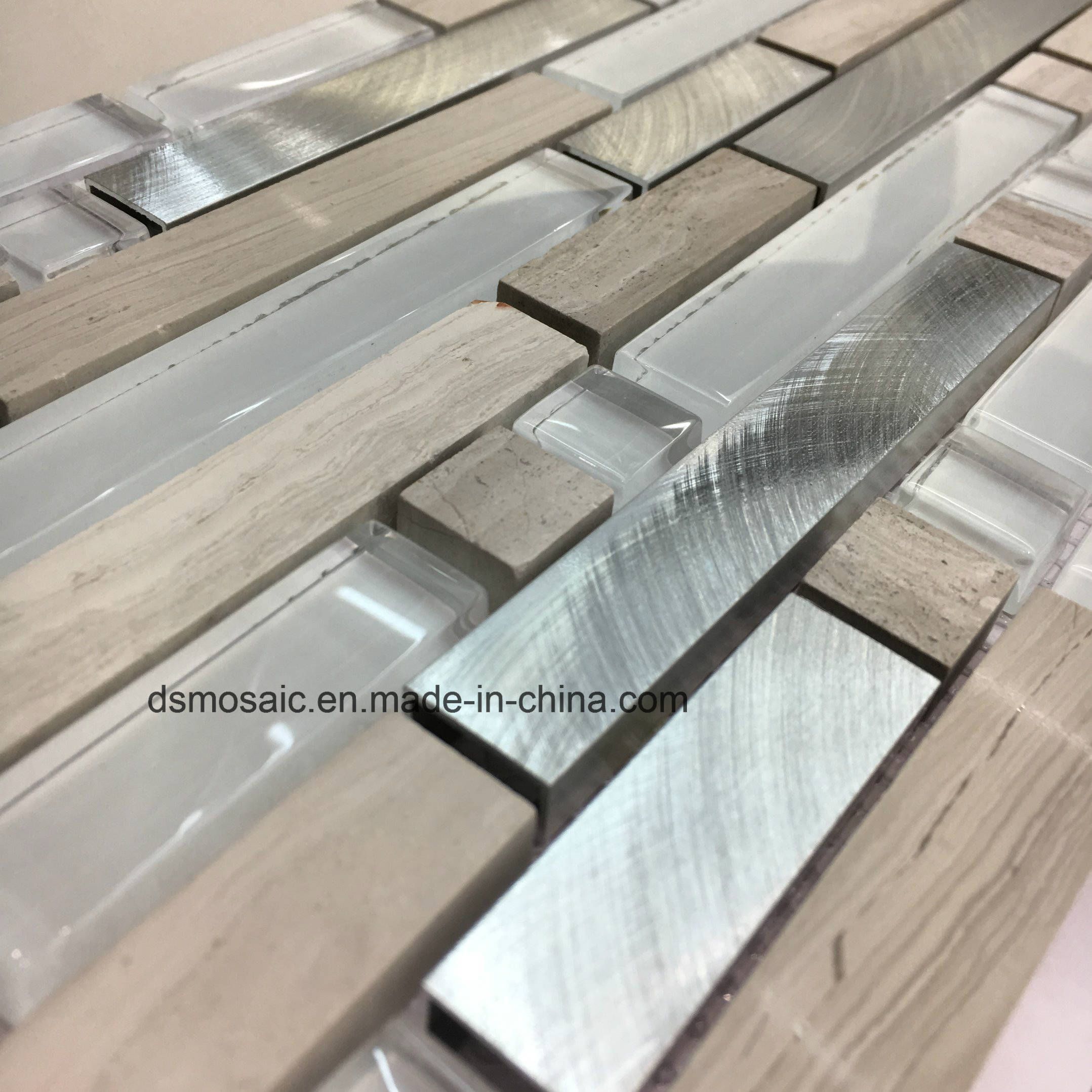 Hot Sale Classcial Style Glass and Stone Mosaic